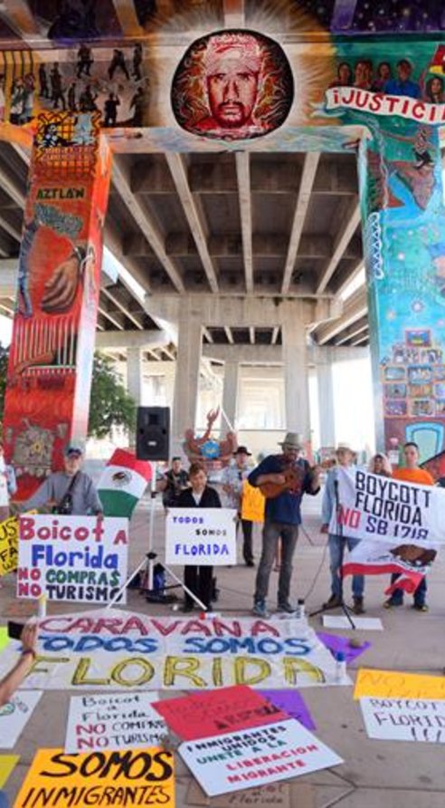 Caravana contra polémica ley de migrantes parte a Florida (+Fotos) Caravana contra polémica ley de migrantes parte a Florida (+Fotos)