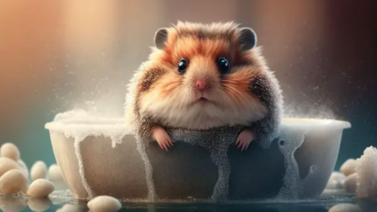 ¿Debes bañar a tu hámster? Entérate aquí