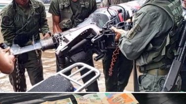 FANB desmanteló campamento ilegal: Incautaron mercurio líquido