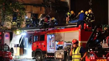 ¡Trágico! Una treintena de muertos por explosión de un restaurante