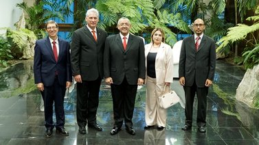 Embajador de Venezuela en Cuba entregó cartas credenciales a Díaz-Canel
