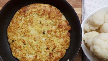 Tortilla de coliflor: ¡Fácil, deliciosa y nutritiva!
