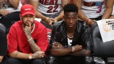 ¡Qué sabroso! Vinicius en VIP junto a Neymar en las Finales de la NBA ¡Qué sabroso! Vinicius en VIP junto a Neymar en las Finales de la NBA