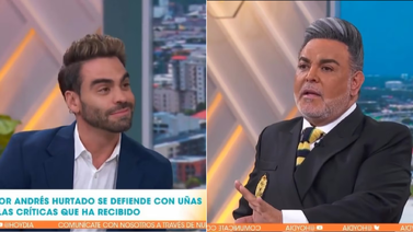 Andrés Hurtado arremete contra presentador venezolano de Telemundo
