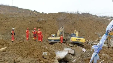 Derrumbe en provincia china cobra múltiples víctimas