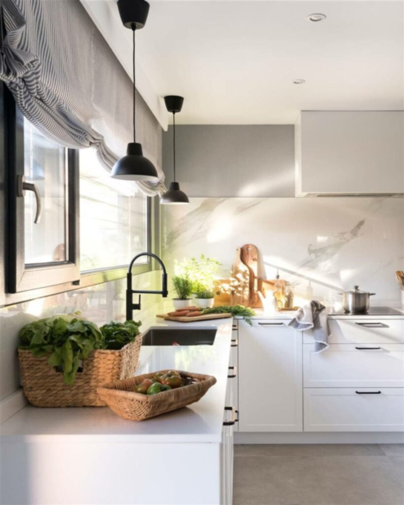 Blanco en la cocina: un clásico que no pasa de moda