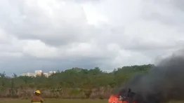 ¡Tragedia! Dos muertos al estrellarse una avioneta (+Detalles)