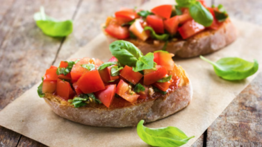 Sorprende a tus comensales con unas bruschettas al estilo italiano