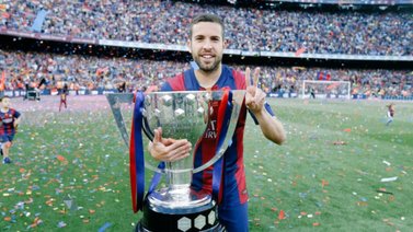 ¡Emocionante! Estas fueron las palabras de Jordi Alba para despedirse del Barcelona