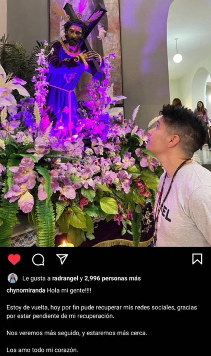 ¡Chyno Miranda está de vuelta! Sépalo: Esto recuperó el exintegrante de Calle Ciega