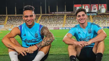 Lautaro Martínez y Julián Álvarez buscan cerrar una temporada perfecta Lautaro Martínez y Julián Álvarez buscan cerrar una temporada perfecta