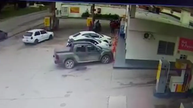 Lo balearon cuando cometía hurto en estación de servicios