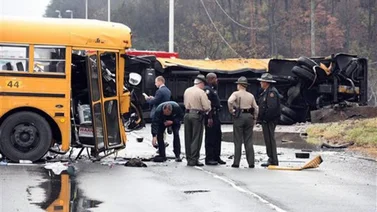 Accidente de bus escolar deja dieciocho heridos en Australia