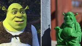 ¡A cualquier santo le reza! Mujer creyó que figura de Shrek era un Buda