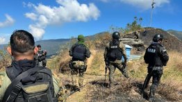 Caen tres integrantes de banda paramilitar en enfrentamiento con la PNB