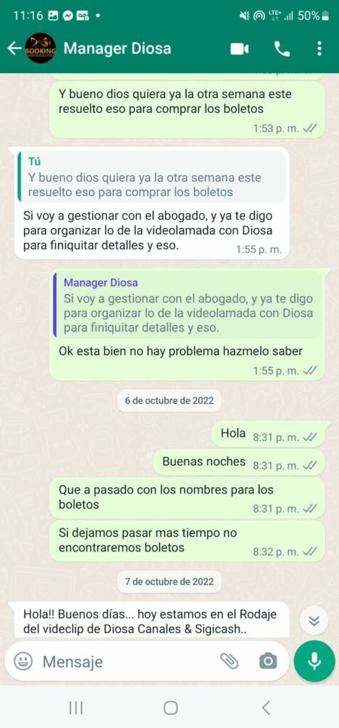 Empresarios acusan a Diosa Canales por estafa (pruebas) Empresarios acusan a Diosa Canales por estafa (pruebas)