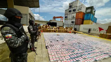 Casi cuatro toneladas de cocaína fueron incautadas en Ecuador Casi cuatro toneladas de cocaína fueron incautadas en Ecuador