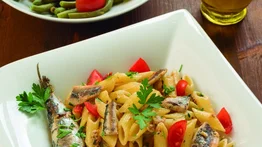 Sabrosa combinación: pasta con sardina