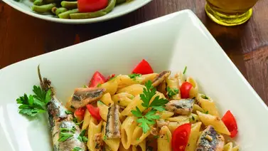 Sabrosa combinación: pasta con sardina Sabrosa combinación: pasta con sardina