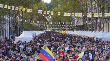 De esta manera Buenos Aires celebró a los migrantes venezolanos