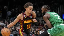 Trae Young le arruinó la fiesta a los Boston Celtics