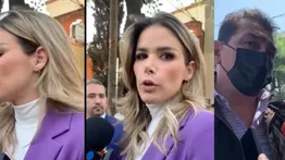 Habla Marie Claire Harp luego de salir de la audiencia solicitada por Efraín Vergara (+Video)