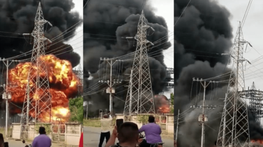 Reportan incendio en subestación en Zulia: Esto se sabe