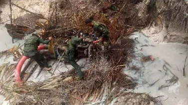 Destruyen equipos de minería ilegal en parque nacional Yapacana