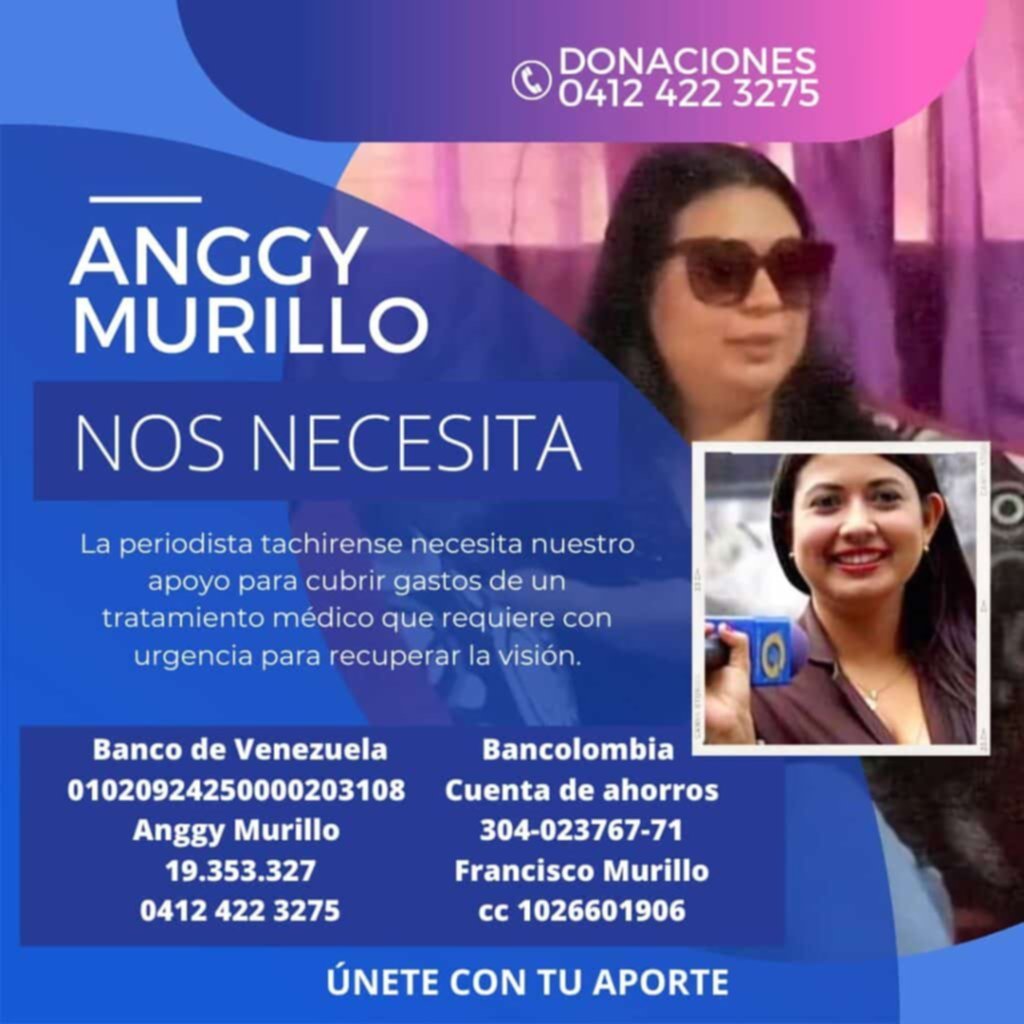 Servicio Público: La periodista Anggy Murillo nos necesita Servicio Público: La periodista Anggy Murillo nos necesita