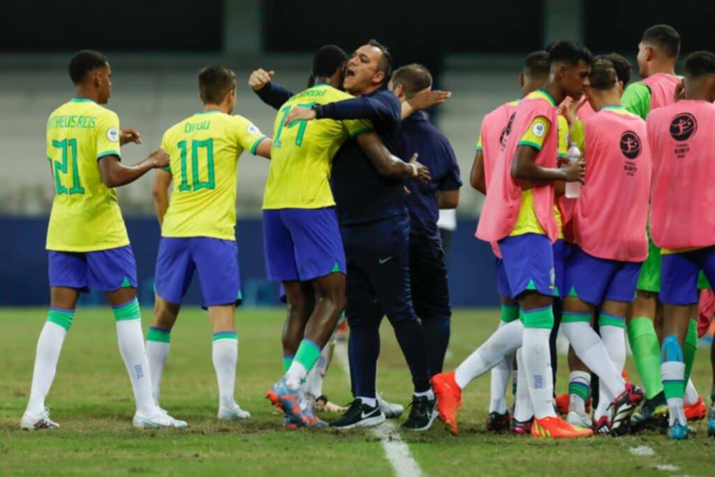 ¡Brasil hizo la tarea! Uruguay se queda afuera del hexagonal final en el Sudamericano Sub-17