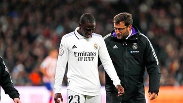 El Real Madrid pierde a este futbolista por un mes