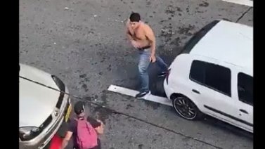 Buscan a un venezolano entre los agresores: Altercado en Bucaramanga deja un herido