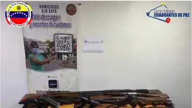 Hallan municiones y armas de fuego en residencia de Chacao Hallan municiones y armas de fuego en residencia de Chacao