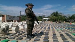 Incautan gran cantidad de toneladas de cocaína en la frontera colombiana con Ecuador