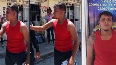 ¡Se alzó ante la PNB! Le pusieron los ganchos a un sujeto en Carabobo
