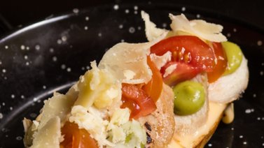 Brusqueta de pollo para cualquier ocasión