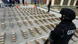 Tráfico de drogas: Casi 300 paquetes decomisados en frontera de Ecuador con Colombia