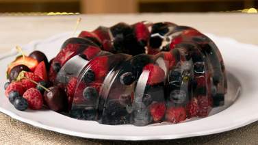 Frutos rojos y gelatina: una combinación de lujo