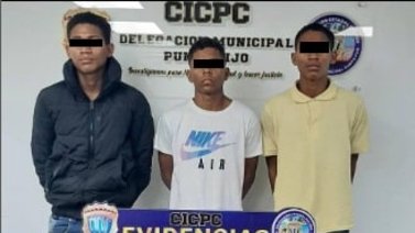 ¡Entérate! Detienen a tres azotes en Punto Fijo: Este era su modus operandi