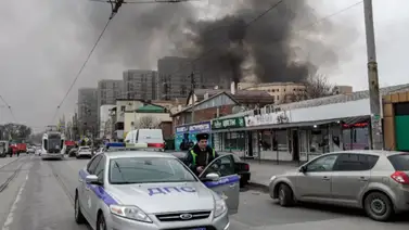 Rusia: Reportan incendio en este importante edificio (+ Video) Rusia: Reportan incendio en este importante edificio (+ Video)