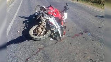 Así chocaron dos motorizados en Barquisimeto (+VIDEO)