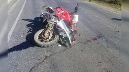 Así chocaron dos motorizados en Barquisimeto (+VIDEO)