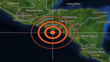 Sismo sacude la costa de El Salvador