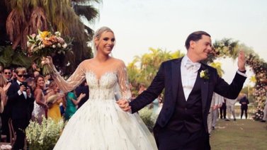 (+Fotos) ¡Por todo lo alto! Así fue la boda de Lele Pons y el cantante Guaynaa