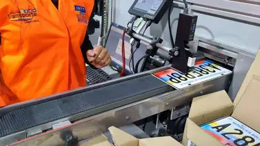 Inaugurada fábrica de placas en Miranda Inaugurada fábrica de placas en Miranda