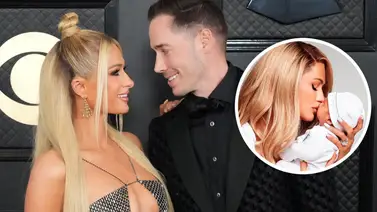 Paris Hilton muestra por primera vez el rostro de su hijo Paris Hilton muestra por primera vez el rostro de su hijo