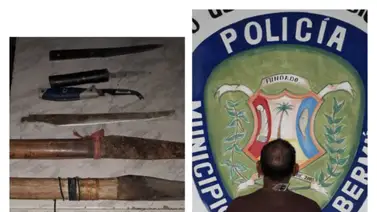 Tras la rejas por amenazar a su sobrino con un machete Tras la rejas por amenazar a su sobrino con un machete