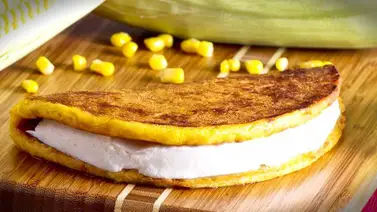 Cachapa de maíz tierno Cachapa de maíz tierno