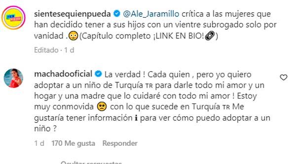 Alicia Machado desea poner su granito de arena tras terremoto en Turquía