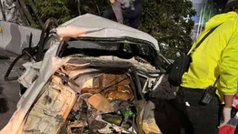 Tragedia en la autopista Prados del Este: Dos niños murieron luego de una fuerte colisión